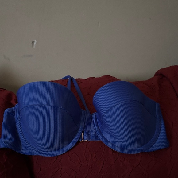 Blue Shade & Shore Swim Top 36B - Picture 1 of 5